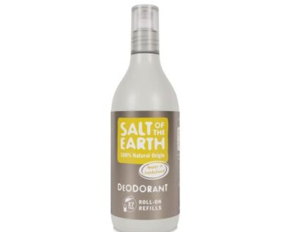 Salt Of The Earth Náhradná náplň do prírodného guličkového dezodorantu Amber & Santalwood (Deo Roll-on Refills) 525 ml