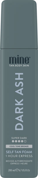 Minetan Samoopaľovacie pena pre ultra tmavé opálenie Dark Ash (1 Hour Express Tan) 200 ml Minetan Samoopaľovacie pena pre ultra tmavé opálenie Dark Ash (1 Hour Express Tan) 200 ml