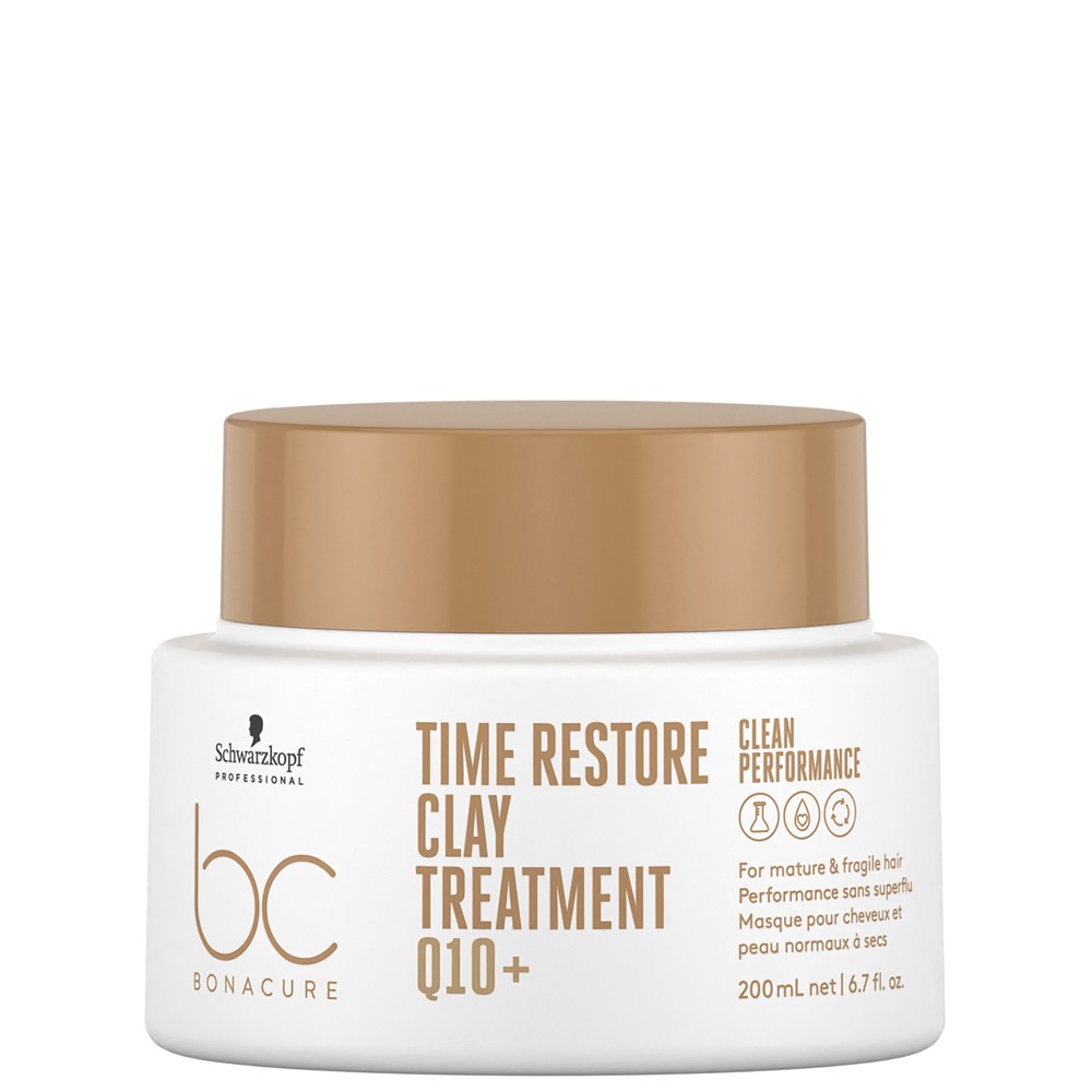 Schwarzkopf Professional Ílová maska pre zrelé vlasy Time Restore (Clay Treatment) 200 ml Schwarzkopf Professional Ílová maska pre zrelé vlasy Time Restore (Clay Treatment) 200 ml