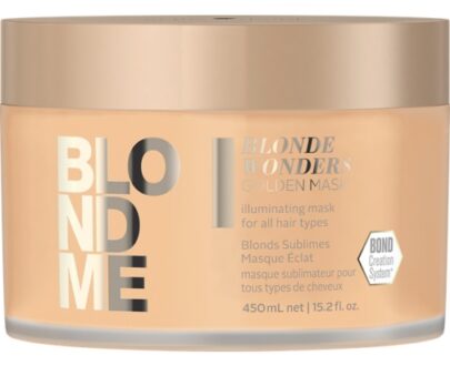 Schwarzkopf Professional Maska so zlatými pigmentmi pre blond vlasy Blondme Blonde Wonders ( Gold en Mask) 450 ml