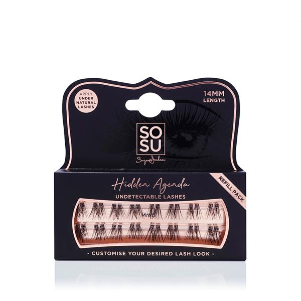 SOSU Cosmetics Doplňovacie individuálne riasy Hidden Agenda 14 mm (Individual Lashes) SOSU Cosmetics Doplňovacie individuálne riasy Hidden Agenda 14 mm (Individual Lashes)
