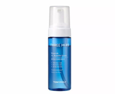 Tony Moly Čistiaca pena pre problematickú pleť Three Herb Blemish (AC Bubble Foam) 150 ml