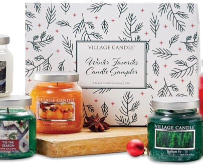 Village Candle Darčeková sada vonných sviečok v skle 6 x 92 g