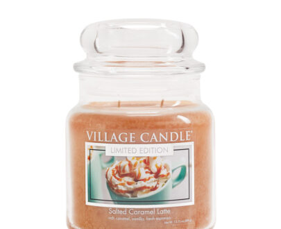 Village Candle Vonná sviečka v skle Salted Caramel Latté 389 g
