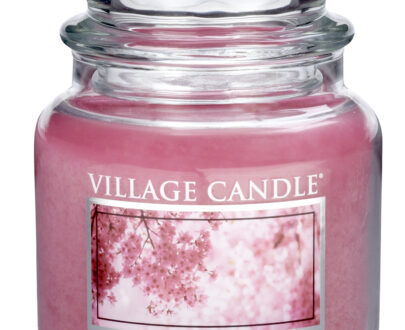 Village Candle Vonná sviečka v skle Čerešňový kvet (Cherry Blossom) 397 g