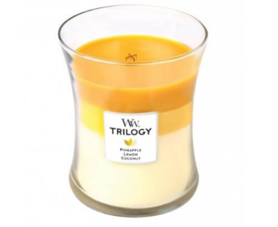 WoodWick Vonná sviečka Trilogy Fruits Of Summer 275 g