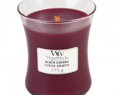 WoodWick Vonná sviečka váza Black Cherry 275 g
