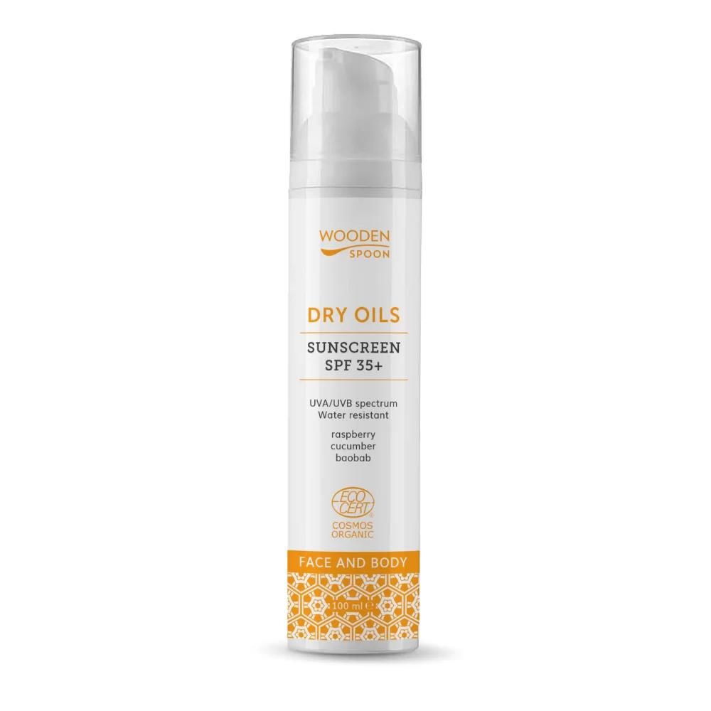 WoodenSpoon Opaľovací krém na telo s nízkym komedogénnym indexom SPF 35 100 ml WoodenSpoon Opaľovací krém na telo s nízkym komedogénnym indexom SPF 35 100 ml