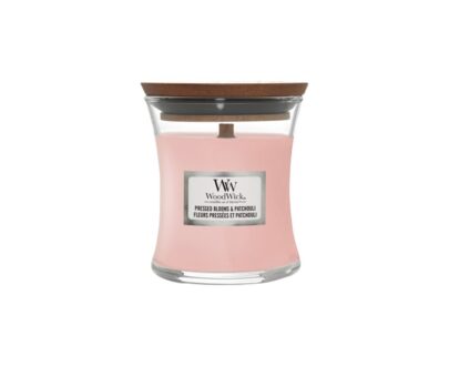 WoodWick Vonná sviečka váza malá Pressed Blooms & Patchouli 85 g