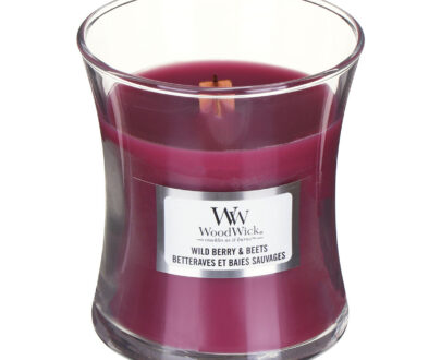 WoodWick Vonná sviečka váza malá Wild Berry & Beets 85 g