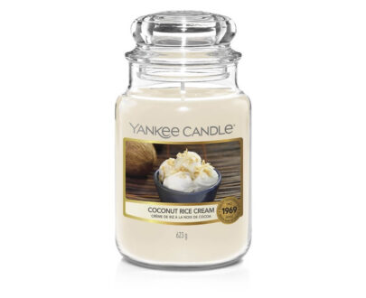 Yankee Candle Aromatická sviečka Classic veľká Coconut Rice Cream 623 g