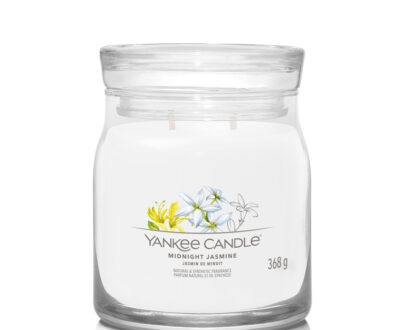 Yankee Candle Aromatická sviečka Signature sklo stredná Midnight Jasmine 368 g