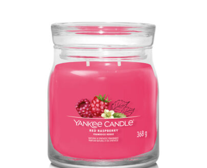 Yankee Candle Aromatická sviečka Signature sklo stredná Red Raspberry 368 g