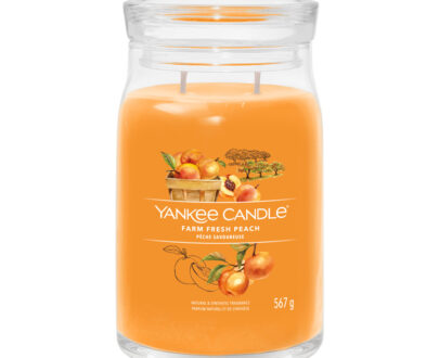 Yankee Candle Aromatická sviečka Signature sklo veľké Farm Fresh Peach 567 g