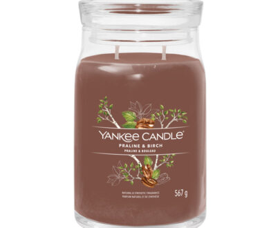 Yankee Candle Aromatická sviečka Signature sklo veľké Praline & Birch 567 g