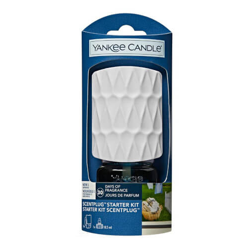 Yankee Candle Elektrický difuzér do zásuvky Organic Kit Clean Cotton 18 Yankee Candle Elektrický difuzér do zásuvky Organic Kit Clean Cotton 18