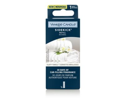 Yankee Candle Náhradná náplň do difuzéra do auta Sidekick Fluffy Towels (Refill Recharge) 1 ks
