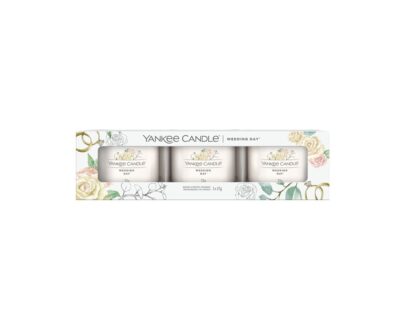Yankee Candle Súprava votívnych sviečok v skle Wedding Day 3 x 37 g
