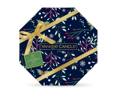 Yankee Candle Adventný kalendár čajových sviečok so svietnikom 24 x 9