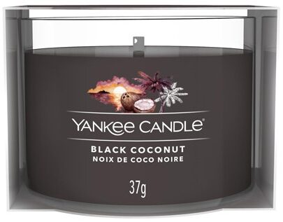 Yankee Candle Votívna sviečka v skle Black Coconut 37 g