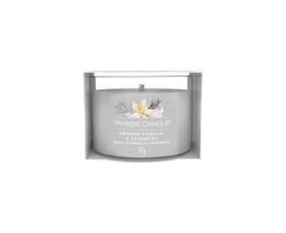 Yankee Candle Votívna sviečka v skle Smoked Vanilla & Cashmere 37 g