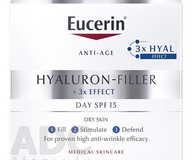 Eucerin Hyaluron-Filler + 3x EFFECT Denný krém SPF 15 pre suchú pleť