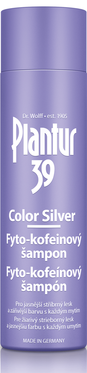 Plantur 39 Color Silver fyto kofeinový šampón 250 ml Plantur 39 Color Silver fyto kofeinový šampón 250 ml