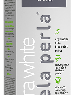 Biela perla Bamboo carbon & aloe zubná pasta 75 ml