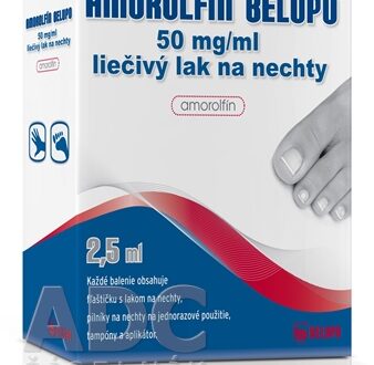 Amorolfín Belupo 50 mg/ml liečivý lak na nechty 1 x 2