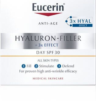 Eucerin Hyaluron-Filler 3x effect- denný krém proti vráskam SPF 30