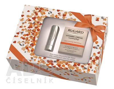 Rugard Vitamínový pleťový krém 100 ml + balzam na pery 4