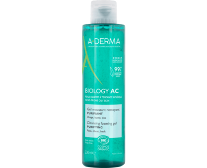 A-Derma Biology AC čistiaca pena pre problematickú pleť 200 ml