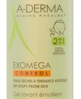 A-Derma Exomega Gel Lavant umývací gél 2v1 na telo a vlasy 200 ml