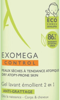 A-DERMA Čistiaci gél pre suchú pokožku so sklonom k atópii 2v1 Exomega Control (Cleansing Gél) 200 ml