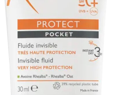 A-DERMA Slnečný fluid SPF 50 Protect Pocket (Vey High Protection Invisible Fluid) 30 ml