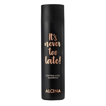 Alcina Kofeínový šampón It`s never too late! (Coffein Vital Shampoo) 250 ml Alcina Kofeínový šampón It`s never too late! (Coffein Vital Shampoo) 250 ml