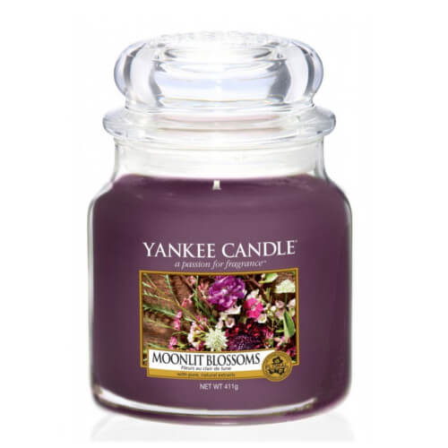 Yankee Candle Aromatická sviečka Classic strednej Moonlit Blossoms 411 g Yankee Candle Aromatická sviečka Classic strednej Moonlit Blossoms 411 g