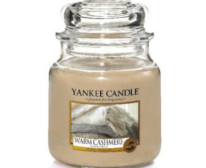 Yankee Candle Aromatická sviečka strednej Warm Cashmere 411 g