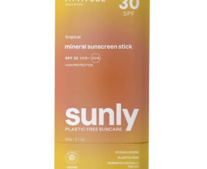 Attitude Minerálna ochranná tyčinka na telo Tropical SPF 30 Sunly (Mineral Sunscreen Stick) 60 g
