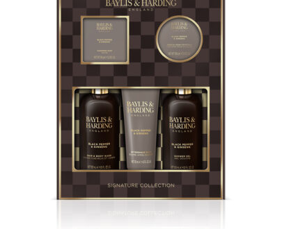 Baylis & Harding Darčeková sada starostlivosti o telo Čierne korenie & Ženšen 5 ks