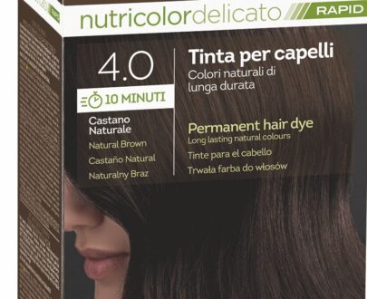 Biokap BIOKAP DELICATO RAPID barva na vlasy - 4.00 Přírodní hnědá tmavá 135 ml