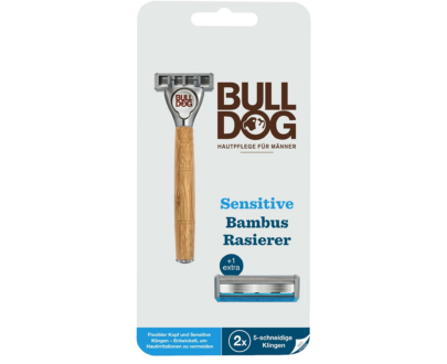Bulldog Holiaci strojček Bamboo Sensitive + 2 náhradné hlavice