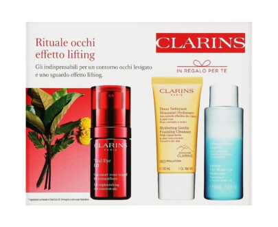 Clarins Darčeková sada očnej a pleťovej starostlivosti Total Eye Lift
