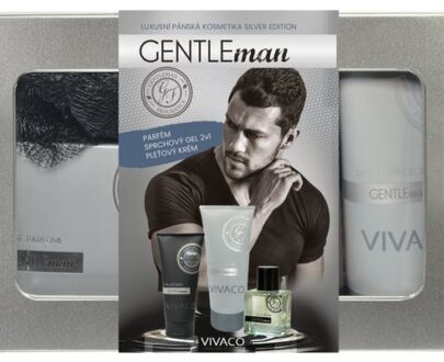 Vivaco Darčekové balenie Gentleman Silver Edition v plechovom obale