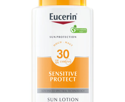 Eucerin Extra ľahké mlieko na opaľovanie Sensitive Protect SPF 30 (Extra Light Sun Lotion) 150 ml