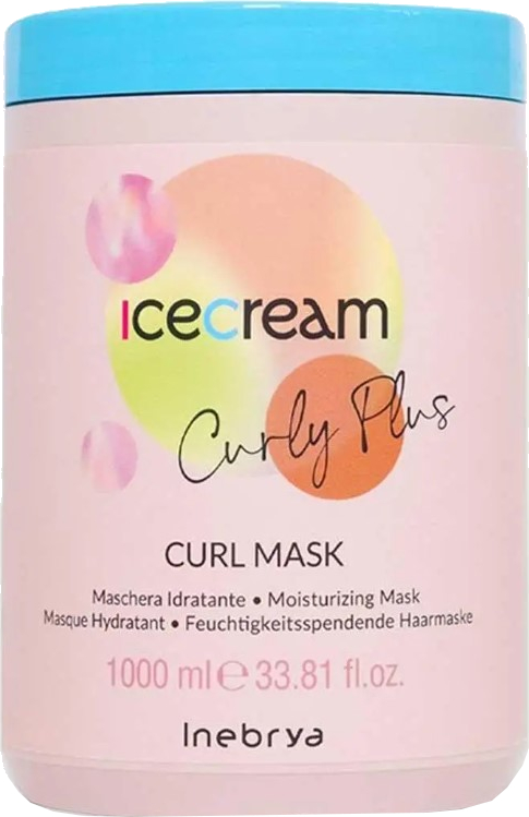 Inebrya Hydratačná maska pre kučeravé a vlnité vlasy Ice Cream Curly Plus (Curl Mask) 1000 ml Inebrya Hydratačná maska pre kučeravé a vlnité vlasy Ice Cream Curly Plus (Curl Mask) 1000 ml
