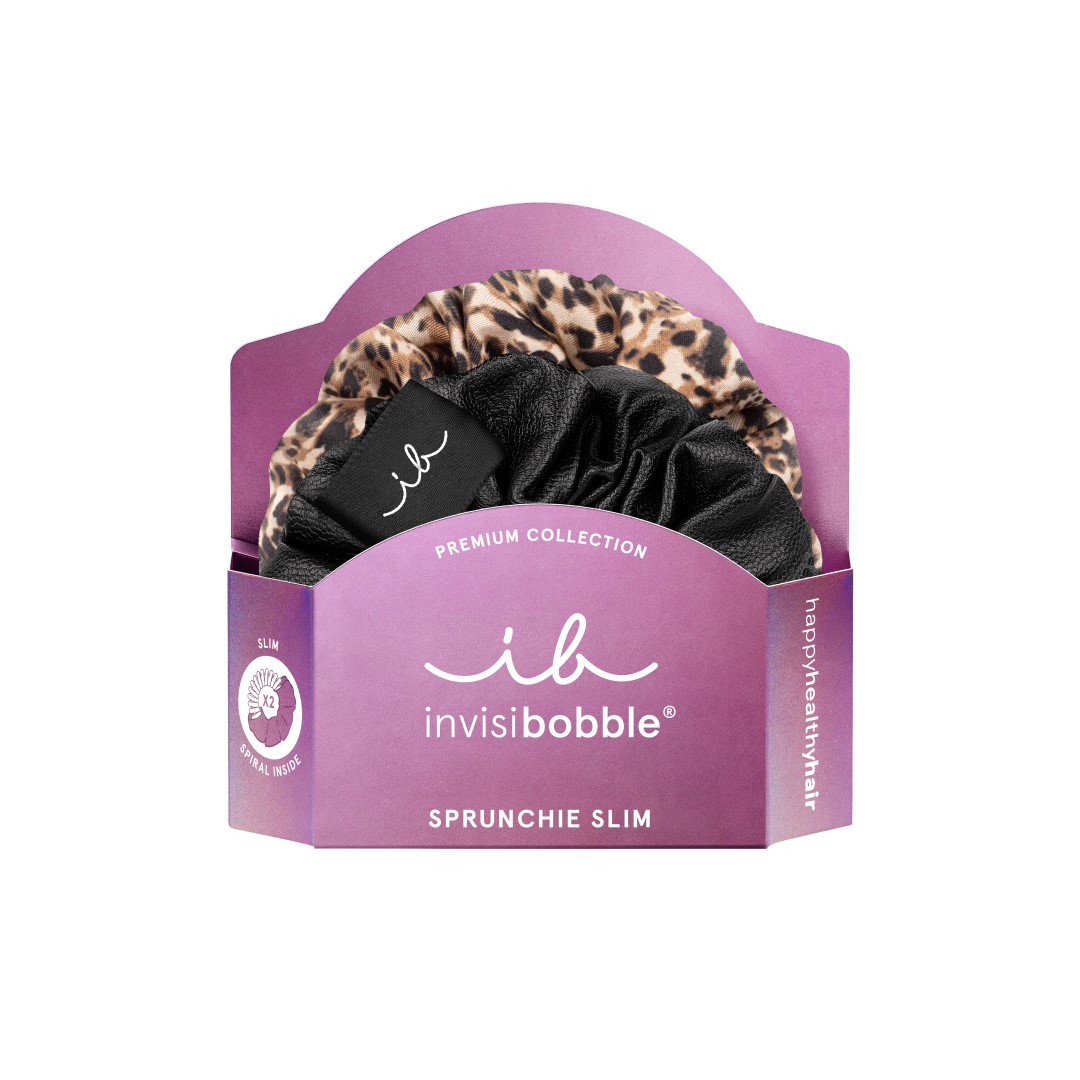 Invisibobble Gumička do vlasov Sprunchia Slim Premium Leo is the New Black 2 ks Invisibobble Gumička do vlasov Sprunchia Slim Premium Leo is the New Black 2 ks