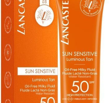 Lancaster Ochranný fluid SPF 50 Sun Sensi tiv e (Oil-free Milky Fluid) 50 ml