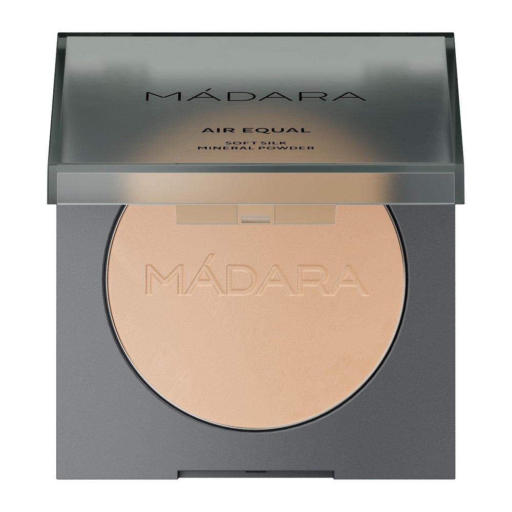 MÁDARA Hodvábny minerálny púder Air Egual (Soft Silk Mineral Powder) 9 g 02 Beige MÁDARA Hodvábny minerálny púder Air Egual (Soft Silk Mineral Powder) 9 g 02 Beige