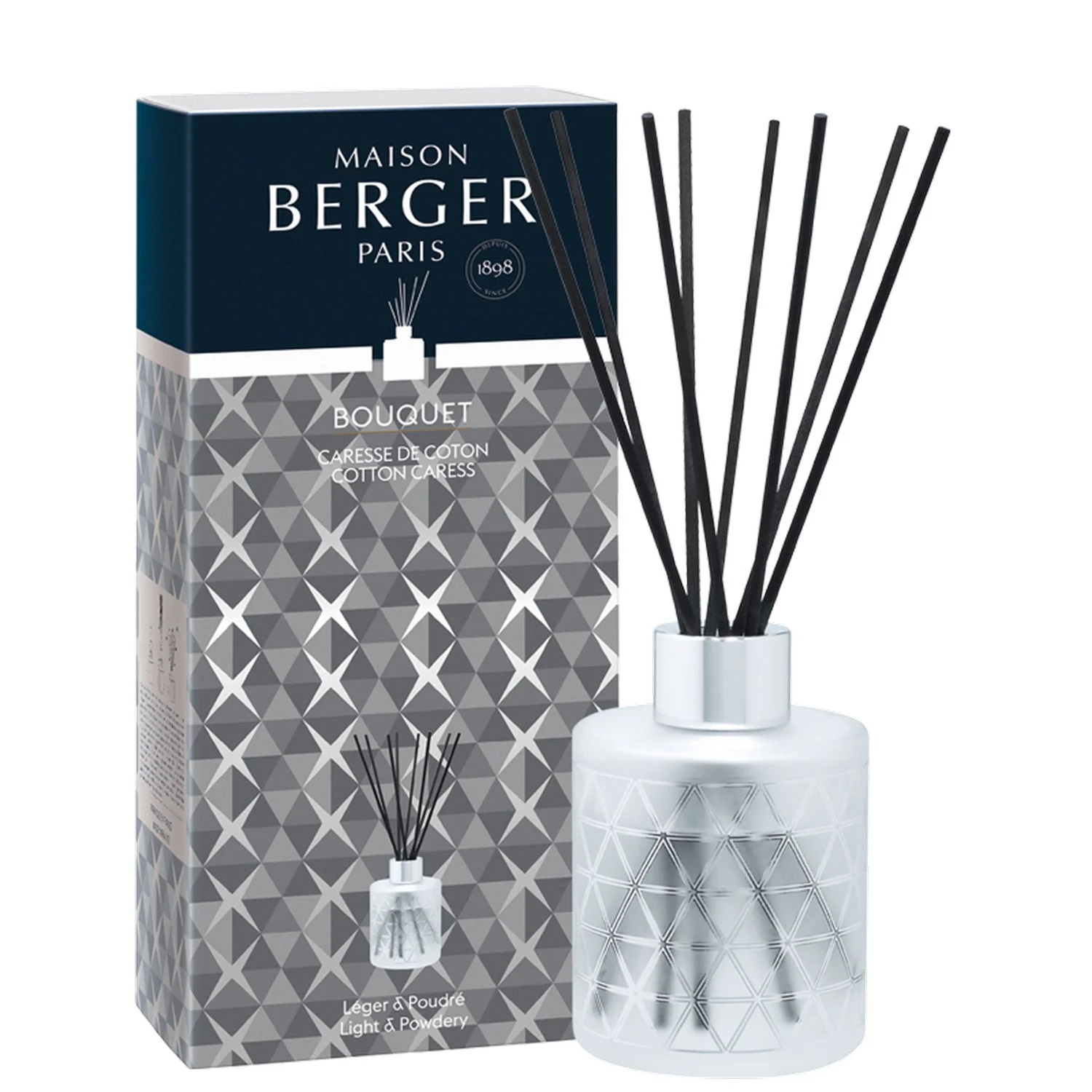 Maison Berger Paris Aróma difuzér Geode Bavlnená starostlivosť Cotton Caress 115 ml Maison Berger Paris Aróma difuzér Geode Bavlnená starostlivosť Cotton Caress 115 ml